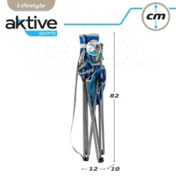 AKTIVE - Chaise De Camping Avec Porte-Gobelet -Camping Promotion Magasin aktive chaise de camping avec porte gobelet 6