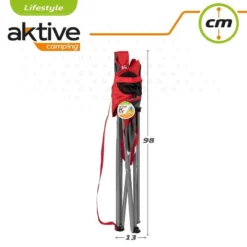 AKTIVE - Chaise De Camping XL Avec Porte-Gobelet -Camping Promotion Magasin aktive chaise de camping xl avec porte gobelet 6