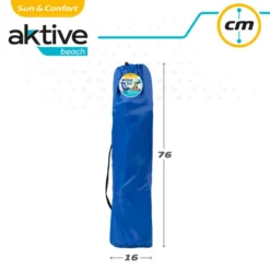 AKTIVE - Chaise Pliante Avec Poche Et Poignée De Transport -Camping Promotion Magasin aktive chaise pliante avec poche et poignee de transport 5