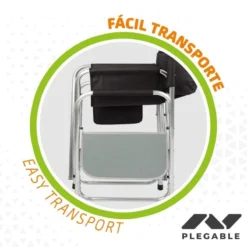 AKTIVE - Chaise Pliante Avec Table Amovible -Camping Promotion Magasin aktive chaise pliante avec table amovible 3