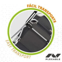 AKTIVE - Chaise Pliante Camping Fixe En Aluminium 54 X 57 X 91 Cm, Gris -Camping Promotion Magasin aktive chaise pliante camping fixe en aluminium 54 x 57 x 91 cm gris 3