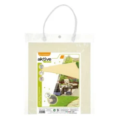 Aktive Garden Uv50 Store Triangulaire Couleur Crème -Camping Promotion Magasin aktive garden uv50 store triangulaire couleur creme 3