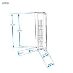Armoire Forte 4 Armes SOLOGNAC 500 -Camping Promotion Magasin armoire forte 4 armes solognac 500 8