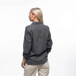 Bergans Of Norway Tovdal - Chemise De Marche Pour Femmes - Gris Foncé -Camping Promotion Magasin bergans of norway tovdal chemise de marche pour femmes gris fonce 3
