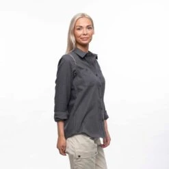 Bergans Of Norway Tovdal - Chemise De Marche Pour Femmes - Gris Foncé -Camping Promotion Magasin bergans of norway tovdal chemise de marche pour femmes gris fonce 4