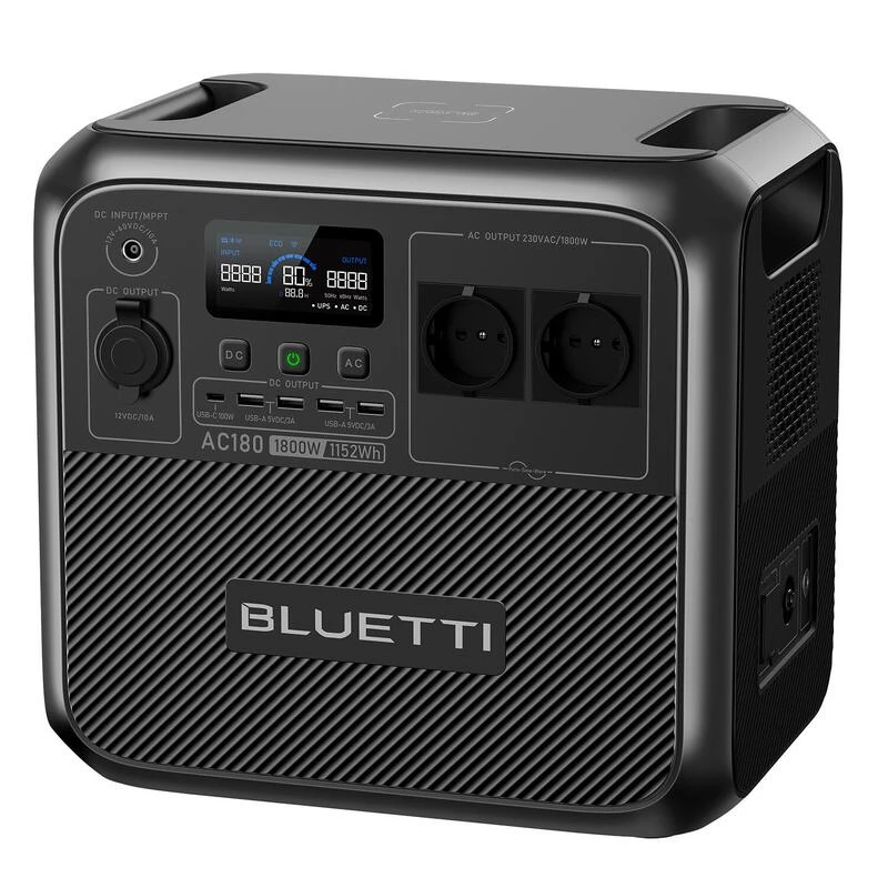 BLUETTI Générateur Électrique Portable AC180 1152Wh Batterie LiFePO4 Pour Voyage 2 BLUETTI Générateur Électrique Portable AC180 1152Wh Batterie LiFePO4 Pour Voyage – Image 2