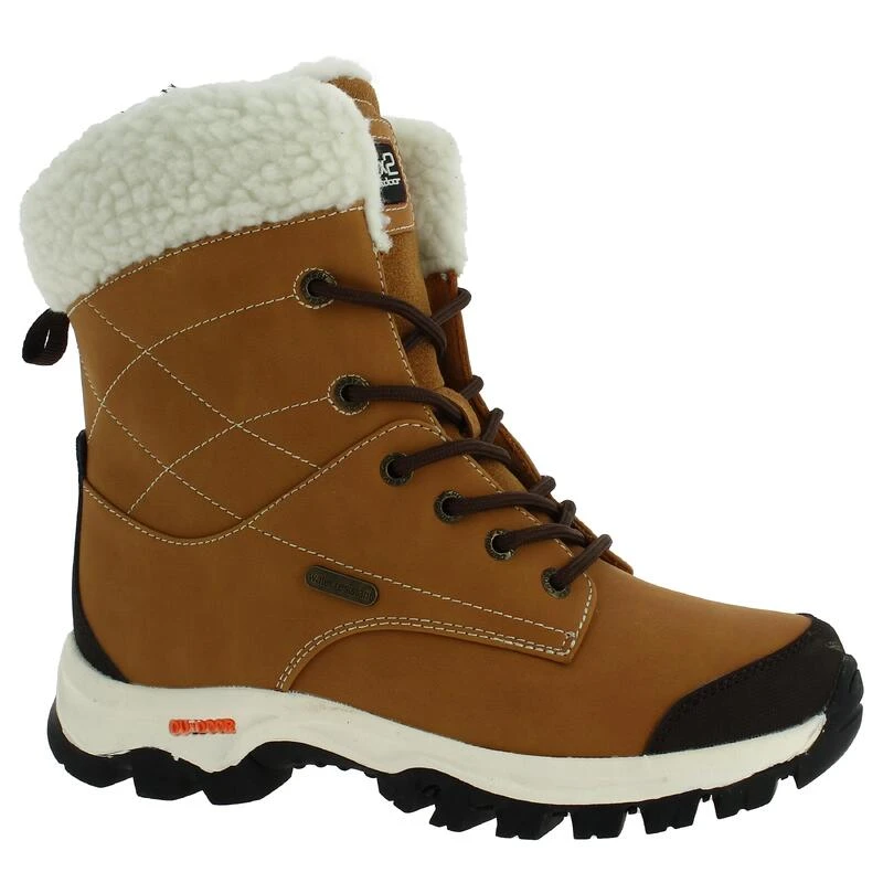 Botte Imperméable De Randonnée Neige - 2*2 DALLIA BEIGE - Femme 1 Botte Imperméable De Randonnée Neige - 2*2 DALLIA BEIGE - Femme