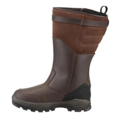 Bottes Chasse Chaudes Imperméables Cuir 900. -Camping Promotion Magasin bottes chasse chaudes impermeables cuir 900 3