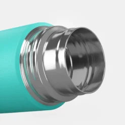 Quechua Bouteille Isotherme Inox 0,4L Avec Gobelet Pour La Randonnée - Turquoise -Camping Promotion Magasin bouteille isotherme inox 04l avec gobelet pour la randonnee turquoise 6