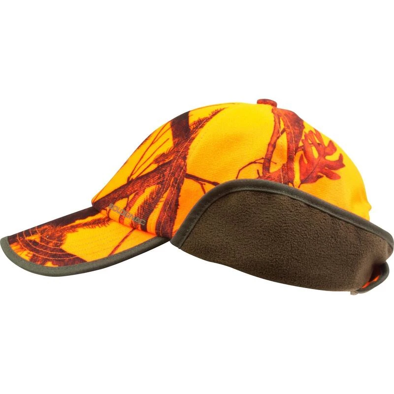 CASQUETTE CHASSE A RABAT CAMOUFLAGE ORANGE 3 CASQUETTE CHASSE A RABAT CAMOUFLAGE ORANGE – Image 3