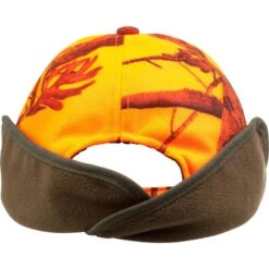 CASQUETTE CHASSE A RABAT CAMOUFLAGE ORANGE 15 CASQUETTE CHASSE A RABAT CAMOUFLAGE ORANGE -Camping Promotion Magasin casquette chasse a rabat camouflage orange 5