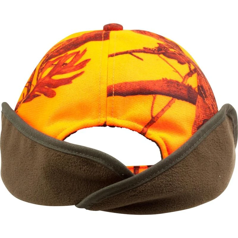 CASQUETTE CHASSE A RABAT CAMOUFLAGE ORANGE 6 CASQUETTE CHASSE A RABAT CAMOUFLAGE ORANGE – Image 6