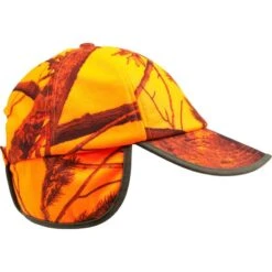 CASQUETTE CHASSE A RABAT CAMOUFLAGE ORANGE 17 CASQUETTE CHASSE A RABAT CAMOUFLAGE ORANGE -Camping Promotion Magasin casquette chasse a rabat camouflage orange 7