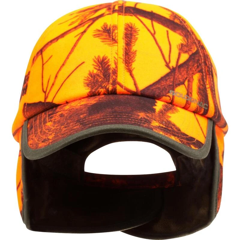 CASQUETTE CHASSE A RABAT CAMOUFLAGE ORANGE 9 CASQUETTE CHASSE A RABAT CAMOUFLAGE ORANGE – Image 9