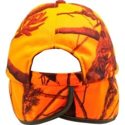CASQUETTE CHASSE A RABAT CAMOUFLAGE ORANGE 19 CASQUETTE CHASSE A RABAT CAMOUFLAGE ORANGE -Camping Promotion Magasin casquette chasse a rabat camouflage orange 9