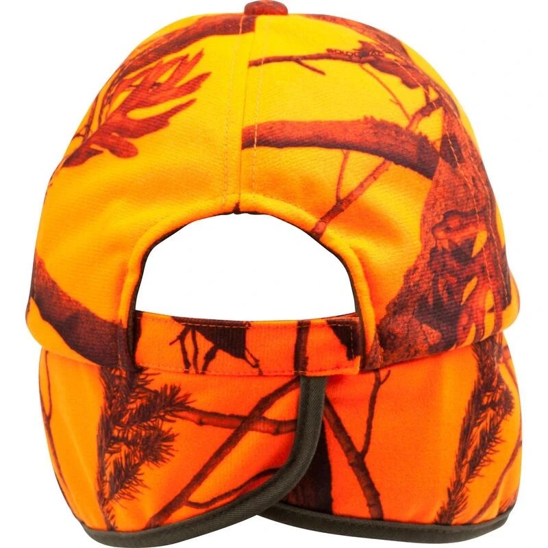 CASQUETTE CHASSE A RABAT CAMOUFLAGE ORANGE 10 CASQUETTE CHASSE A RABAT CAMOUFLAGE ORANGE – Image 10