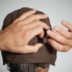 CASQUETTE CHAUDE LAINE A RABAT 500 MARRON -Camping Promotion Magasin casquette chaude laine a rabat 500 marron 2