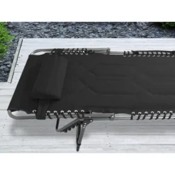 Chaise Longue Torget - Transat - Bain De Soleil 190x60x30 Cm - 150 Kg - Pliable -Camping Promotion Magasin chaise longue torget transat bain de soleil 190x60x30 cm 150 kg pliable 5