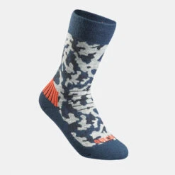 Quechua Chaussettes Chaudes De Randonnée - SH100 MID - Enfant X2 Paires -Camping Promotion Magasin chaussettes chaudes de randonnee sh100 mid enfant x2 paires 3