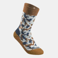 Quechua Chaussettes Chaudes De Randonnée - SH100 MID - Enfant X2 Paires -Camping Promotion Magasin chaussettes chaudes de randonnee sh100 mid enfant x2 paires 4