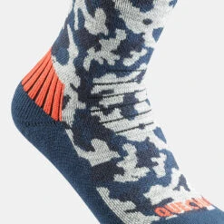 Quechua Chaussettes Chaudes De Randonnée - SH100 MID - Enfant X2 Paires -Camping Promotion Magasin chaussettes chaudes de randonnee sh100 mid enfant x2 paires 5