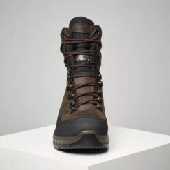 CHAUSSURES CHASSE IMPERMÉABLES CHAUDES CUIR CROSSHUNT 540 MARRON -Camping Promotion Magasin chaussures chasse impermeables chaudes cuir crosshunt 540 marron 4