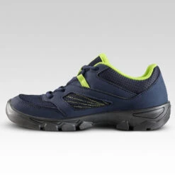 Quechua Chaussures De Randonnée Enfant Avec Lacets - NH100 Bleu - 35 AU 38 -Camping Promotion Magasin chaussures de randonnee enfant avec lacets nh100 bleu 35 au 38 5