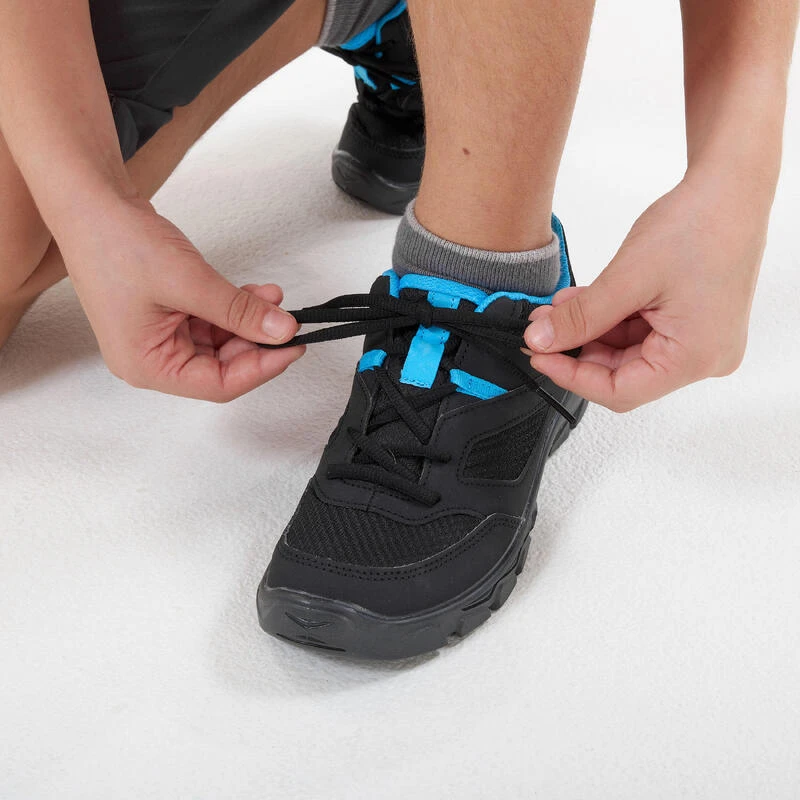 Quechua Chaussures De Randonnée Enfant Avec Lacets - NH100 Noire - 35 AU 38 5 Quechua Chaussures De Randonnée Enfant Avec Lacets - NH100 Noire - 35 AU 38 – Image 5