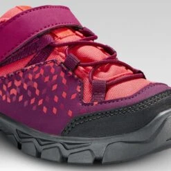 Quechua Chaussures De Randonnée Enfant Basses Avec Scratch MH120 LOW Violettes 28 AU 34 -Camping Promotion Magasin chaussures de randonnee enfant basses avec scratch mh120 low violettes 28 au 34 5