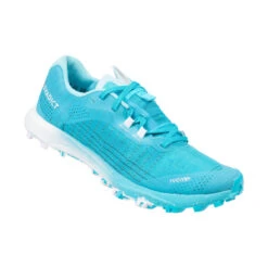 Chaussures De Trail Running Pour Femme Race Light Bleu Ciel Et Blanc -Camping Promotion Magasin chaussures de trail running pour femme race light bleu ciel et blanc 4