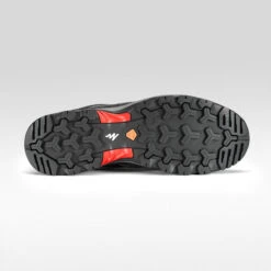 Quechua Chaussures Imperméables De Randonnée Montagne - MH100 Gris - Homme -Camping Promotion Magasin chaussures impermeables de randonnee montagne mh100 gris homme 2