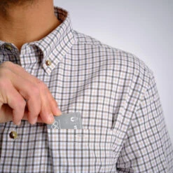 CHEMISE 100 A CARREAUX BLANCHE -Camping Promotion Magasin chemise 100 a carreaux blanche 3