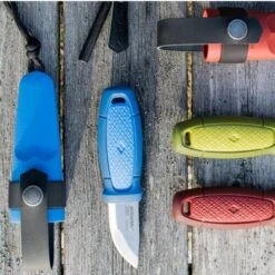 Morakniv Couteau De Survie Couteau De Cou Eldris Acier Sandvik - Bleu -Camping Promotion Magasin couteau de survie couteau de cou eldris acier sandvik bleu 4
