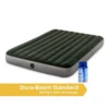 Intex Downy Queen Airbed - Lit Gonflable - 203x152x25cm - Avec Accessoires