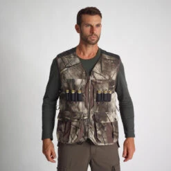 GILET CHASSE 500 CAMOUFLAGE TREEMETIC -Camping Promotion Magasin gilet chasse 500 camouflage treemetic 2