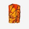 GILET CHASSE COMPACT SILENCIEUX CAMOUFLAGE FLUO