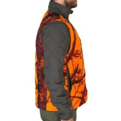 GILET CHASSE COMPACT SILENCIEUX CAMOUFLAGE FLUO -Camping Promotion Magasin gilet chasse compact silencieux camouflage fluo 4