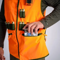 Gilet Chasse Réversible 500 Fluo/vert -Camping Promotion Magasin gilet chasse reversible 500 fluovert 6