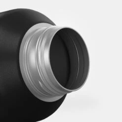 Quechua Gourde Inox 1L Avec Bouchon à Vis Pour La Randonnée - Noir -Camping Promotion Magasin gourde inox 1l avec bouchon a vis pour la randonnee noir 6