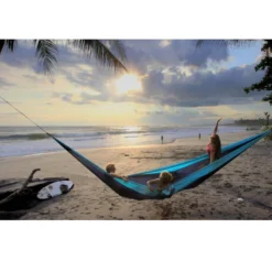 TICKET TO THE MOON Hamac King SizeAqua / Gris Foncé -Camping Promotion Magasin hamac king sizeaqua gris fonce 4