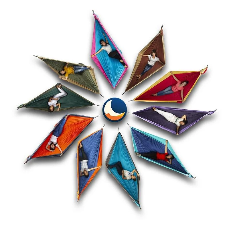 TICKET TO THE MOON Hamac Original Orange/ Gris Foncé 4 TICKET TO THE MOON Hamac Original Orange/ Gris Foncé – Image 4