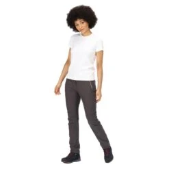 Regatta Highton Femme Randonnée Pantalon - Gris Foncé