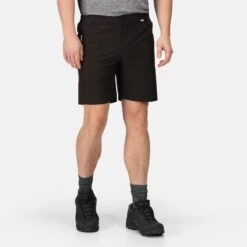 Regatta Highton Mid Short De Randonnée Pour Homme - Noir -Camping Promotion Magasin highton mid short de randonnee pour homme noir 2