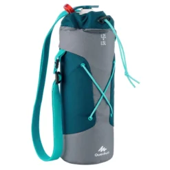 Quechua Housse Isotherme Pour Gourde Randonnée 1,2 à 1,5 Litre Gris/bleu -Camping Promotion Magasin housse isotherme pour gourde randonnee 12 a 15 litre grisbleu 4