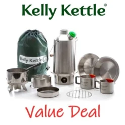 Kelly Kettle Kit 'Base Camp' Ultime - Acier Inoxydable NOUVEAU -Camping Promotion Magasin kelly kettle kit base camp ultime acier inoxydable nouveau 2