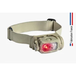 Lampe Frontale DIABLO - Bandeau Uni Coyote – Fabrication FRANCE