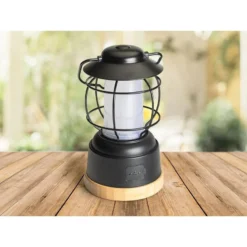 Lampe Lanterne De Camping LED Kiruna Jord - Rechargeable - USB - Bambou - Rétro -Camping Promotion Magasin lampe lanterne de camping led kiruna jord rechargeable usb bambou retro 6