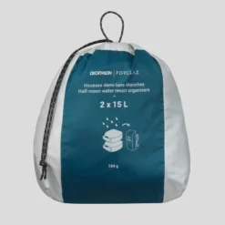 Lot De 2 Housses De Rangement De Trekking - Demi-lune Imperméables - 2x15L -Camping Promotion Magasin lot de 2 housses de rangement de trekking demi lune impermeables 2x15l 2