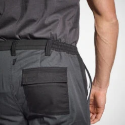 PANTALON CARGO RESISTANT STEPPE 300 BICOLORE GRIS ET NOIR -Camping Promotion Magasin pantalon cargo resistant steppe 300 bicolore gris et noir 3