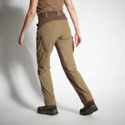 PANTALON FEMME 500 LEGER RESPIRANT MARRON -Camping Promotion Magasin pantalon femme 500 leger respirant marron 2